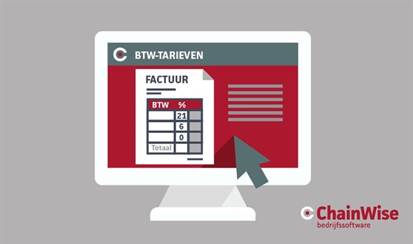 Verschillende btw-tarieven tonen op factuur
